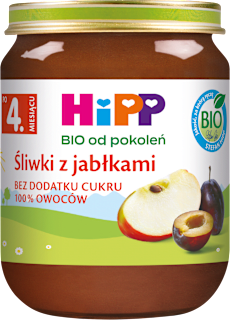 Śliwki z jabłkami BIO HiPP
