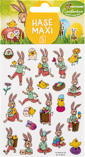 Stikere pentru ouă motive iepuraș HEITMANN Eierfarben