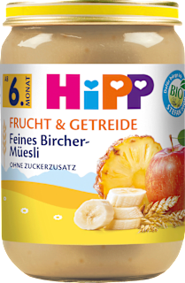 Frucht & Getreide Feines Bircher Müsli ab dem 6. Monat HiPP