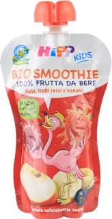 Kids BIO Smoothie con mela, frutti rossi e banana HiPP