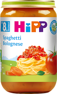 Menü Spaghetti Bolognese ab dem 8. Monat HiPP