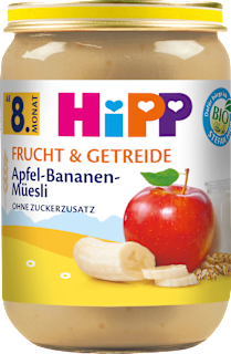 Frucht & Getreide Apfel-Bananen-Müsli, ab dem 8.Monat HiPP