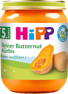 Gemüse Reiner Butternut Kürbis ab dem 5. Monat HiPP