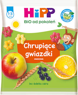 Chrupiące gwiazdki owocowe BIO HiPP
