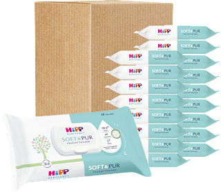 Feuchttücher Soft & Pur Vorteilspack (18x48 St) HiPP Babysanft