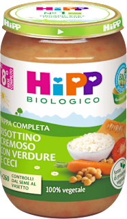 Omogeneizzato risottino verdure e ceci HiPP