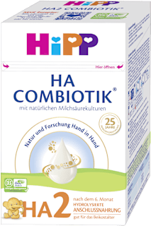 pokračovací mléčná kojenecká výživa 2 HA 6m HiPP