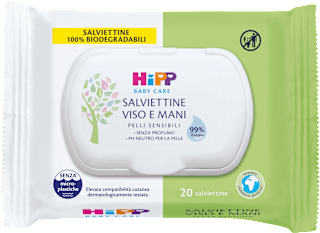 Salviettine viso e mani HiPP
