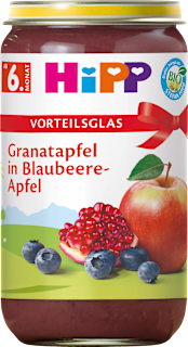 Früchte Granatapfel in Blaubeere-Apfel ab 6. Monat  HiPP