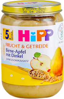 Organska kašica za bebe voće i žitarice - kruška u jabuci sa speltom, od 5. meseca HiPP