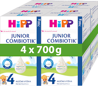 pokračovací mléčná kojenecká výživa 4 Combiotik 24m 4x700g HiPP