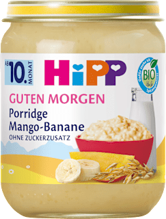 Porridge Frühstück Mango-Banane-Haferbrei ab dem 10.Monat HiPP