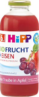 Saft Frucht + Eisen Rote Traube in Apfel ab dem 6. Monat HiPP