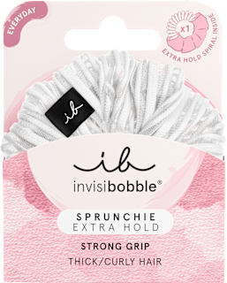 Sprunchie Extra Hold weiß invisibobble