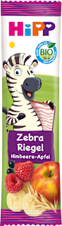 Fruchtriegel Himbeere in Banane-Apfel Zebra ab 1 Jahr HiPP