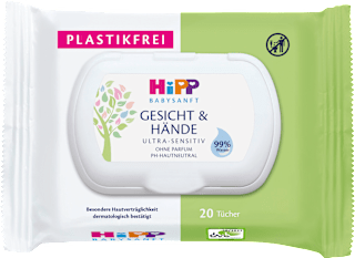 Feuchttücher Gesicht & Hände ultra-sensitiv HiPP Babysanft
