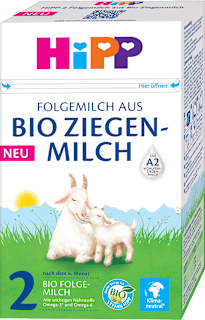 BIO pokračovací mléčná kojenecká výživa 2 kozí 6m HiPP