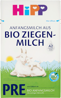 BIO počáteční mléčná kojenecká výživa 1 kozí 0m HiPP