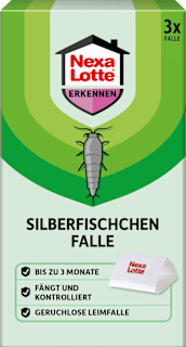 Silberfischchen Köder Falle Nexa Lotte