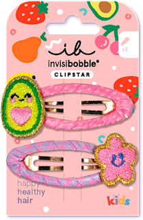 Detské sponky do vlasov - avokádo a hviezda invisibobble