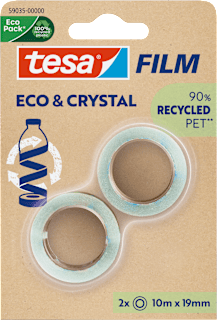 Klebeband Film Eco & Crystal Nachfüllrollen tesa