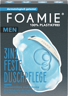 Festes Duschgel Men Wasserminze & Zitrone 3in1 Foamie
