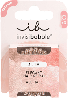 Elastico per capelli Slim Bronze&Beads invisibobble
