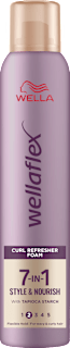 Spumă fixatoare pentru păr ondulat 7in1 wellaflex