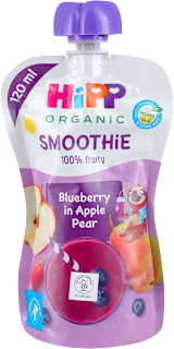 HiPPis SMOOTHIE - borovnica, jabuka i kruška, 1+ godina HiPP