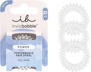 Elastici per capelli a spirale Power Trasparente invisibobble