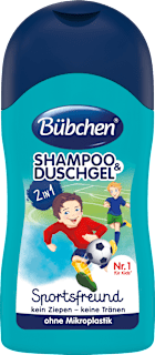 Kinder Shampoo & Duschgel Sportsfreund, Reisegröße Bübchen