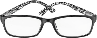 Fertig-Lesebrille matt schwarz mit Federscharnier +2.50 VISIOMAX
