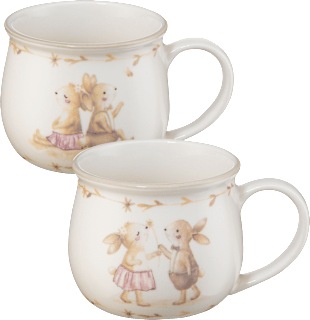Kaffeebecher, Hasenpärchen (180 ml) BOLTZE