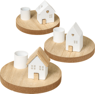 Stabkerzenhalter Häuschen, 1 St