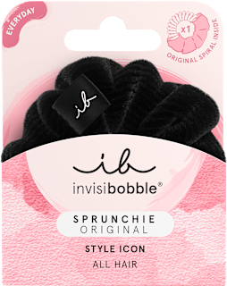 Gumička do vlasov Sprunchie - čierna invisibobble