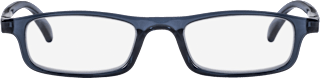 Fertig-Lesebrille grau blau +1,00 VISIOMAX