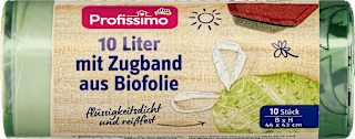 Saci menajeri din bio-folie cu bandă, 10 L Profissimo