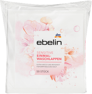 Einmalwaschlappen Sensitive ebelin