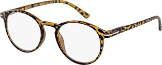 Očala za branje, dioptrija: +2,00, rjava z vzorcem visiomax