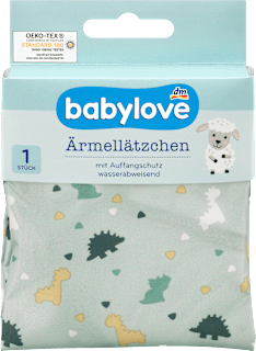 Ärmellätzchen Dino grün babylove