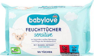 Feuchttücher sensitive babylove