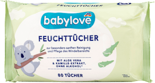 Vlažne maramice za bebe - aloe vera i ekstrakt kamilice babylove