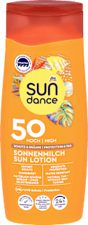 mléko na opalování SPF50 pro podporu zhnědnutí SUNDANCE