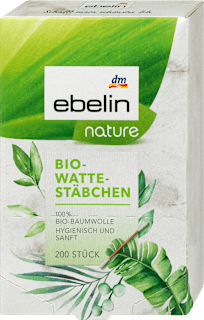 nature bețișoare de vată Bio ebelin