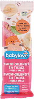 Bio jablkovo-banánová tyčinka s ovsenými vločkami babylove