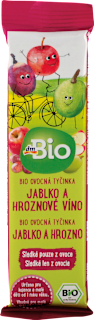 bio tyčinka jablko a hroznové víno  dmBio