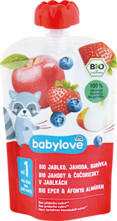 Kapsička bio jahody a čučoriedky v jablkách babylove
