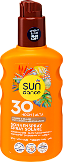 sprej na opalování SPF30 s podporou zhnědnutí SUNDANCE