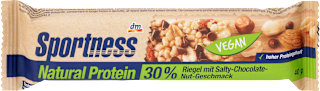 Natural Protein veganska štanglica – slana čokolada i jezgrasto voće Sportness