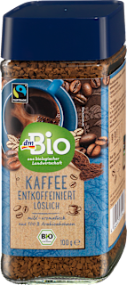 Caffè BIO solubile decaffeinato  dmBio